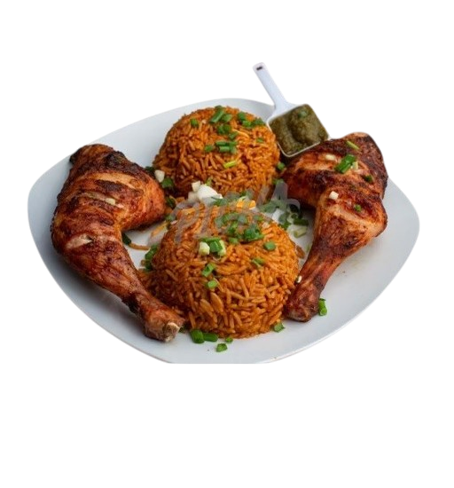 Jollof Rice w Chicken (1)